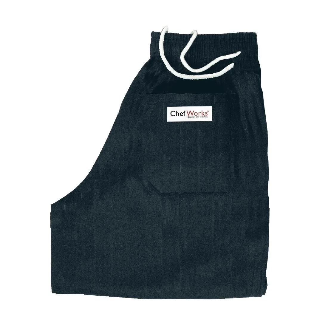 A029-4XL Chef Works Essential Baggy Trousers Black 4XL