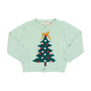 BABY GIRLS MAUDE SWEATER - MINT TREE