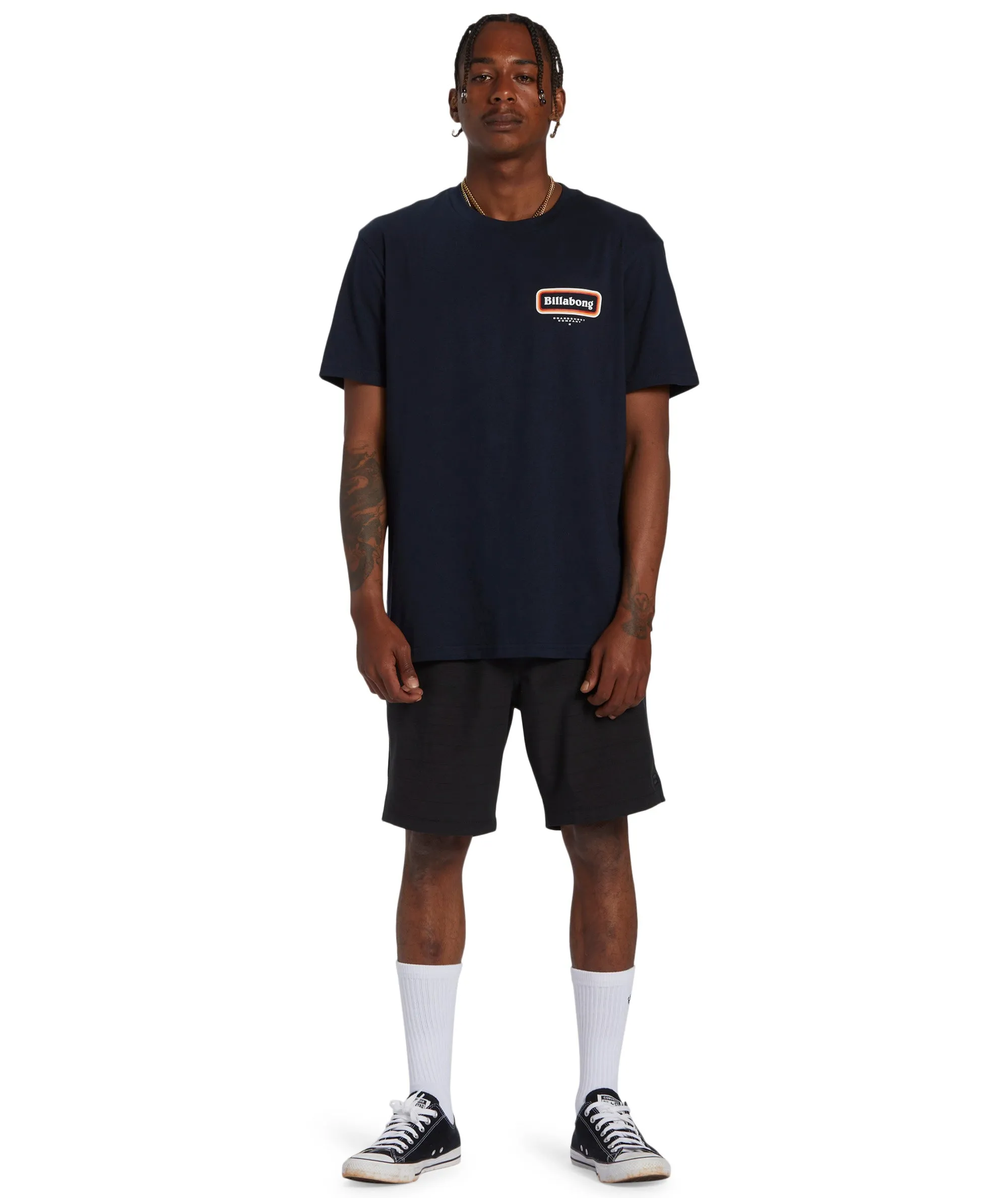 Billabong Mens Walled Short Sleeve T-Shirt