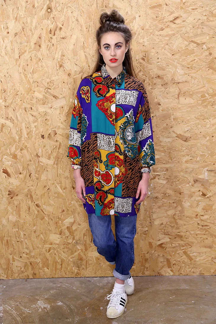 Bold 80s Print Shirt