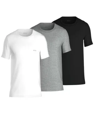 BOSS by Hugo Boss Men's 3-Pack Classic Assorted Color Crewneck T-Shirts Medium