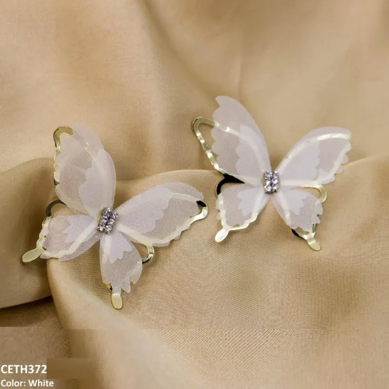 Butterfly Ear Tops Pair