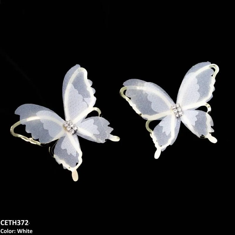 Butterfly Ear Tops Pair