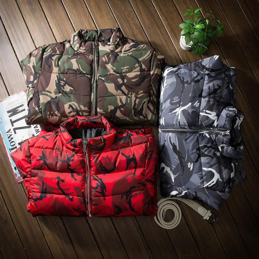 Camouflage Puffy Jackets