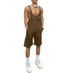 Casual Black Overalls