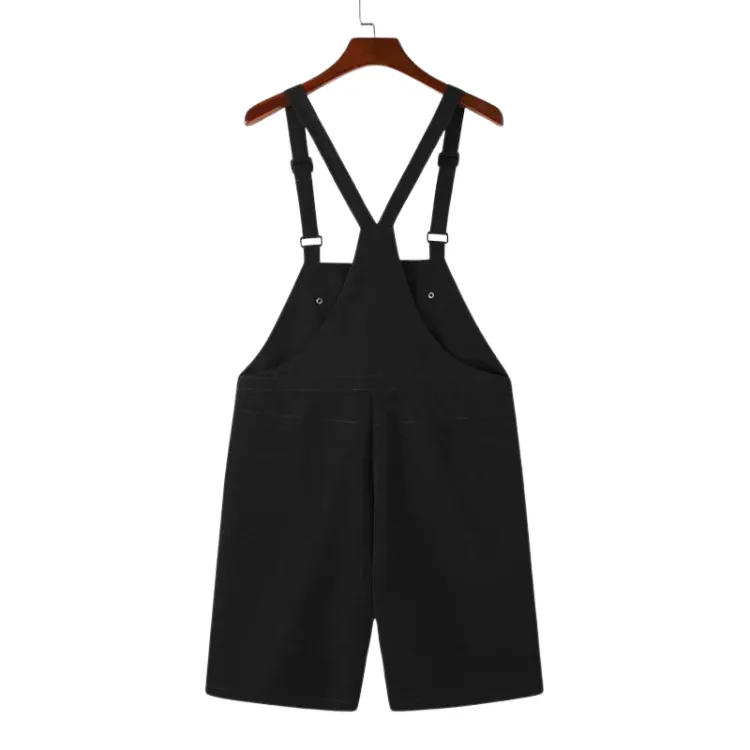 Casual Black Overalls
