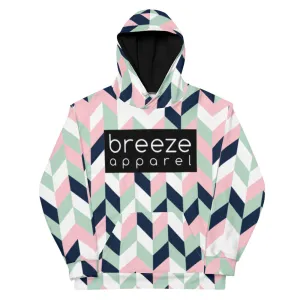 'Chevrons' unisex hoodie