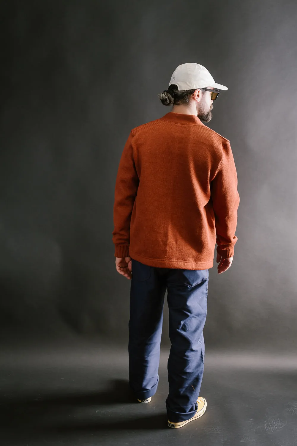 Classic Cardigan - Burnt Orange
