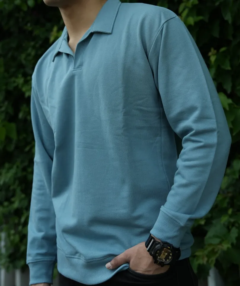Collar Sweatshirt