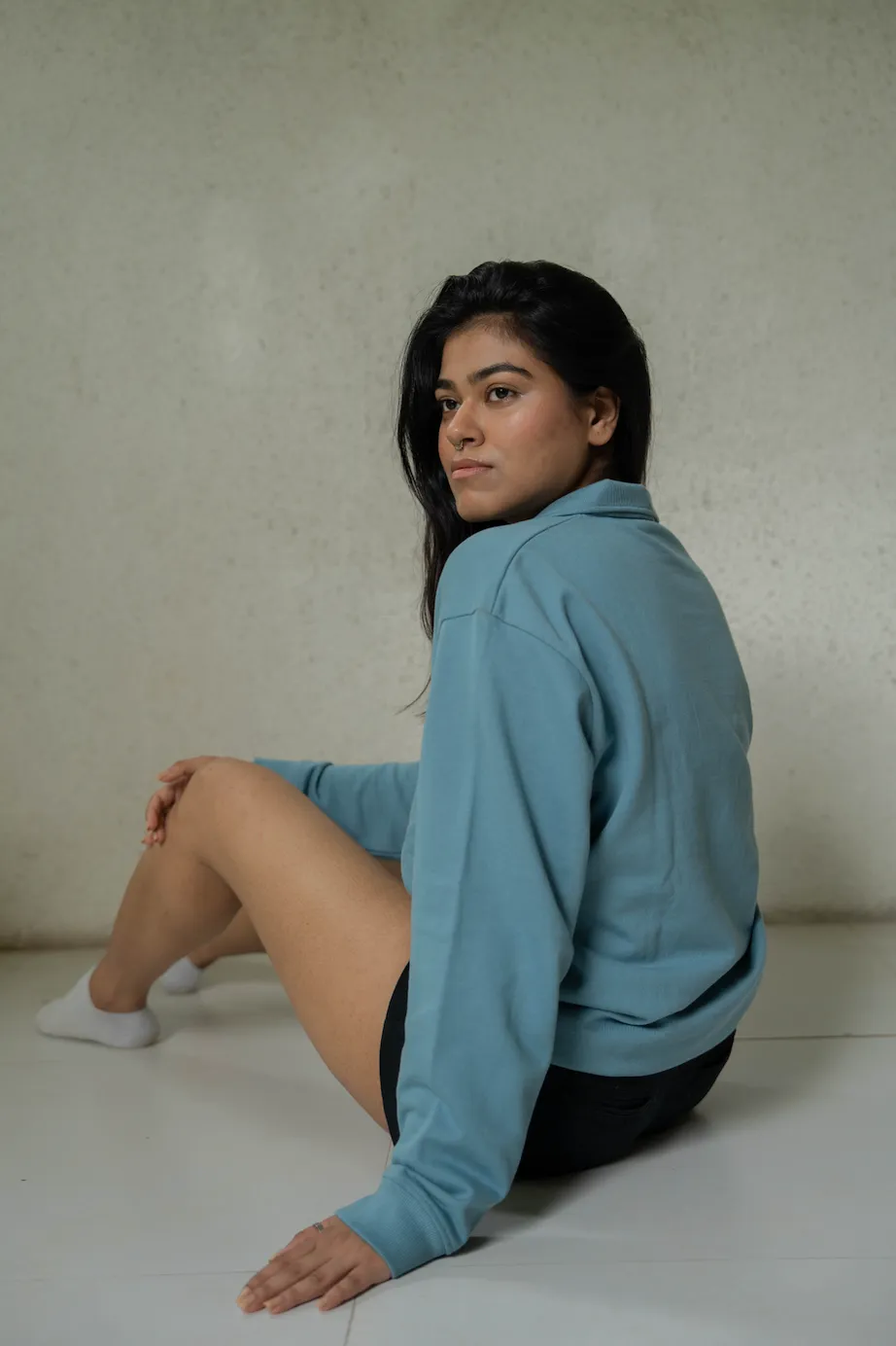 Collar Sweatshirt