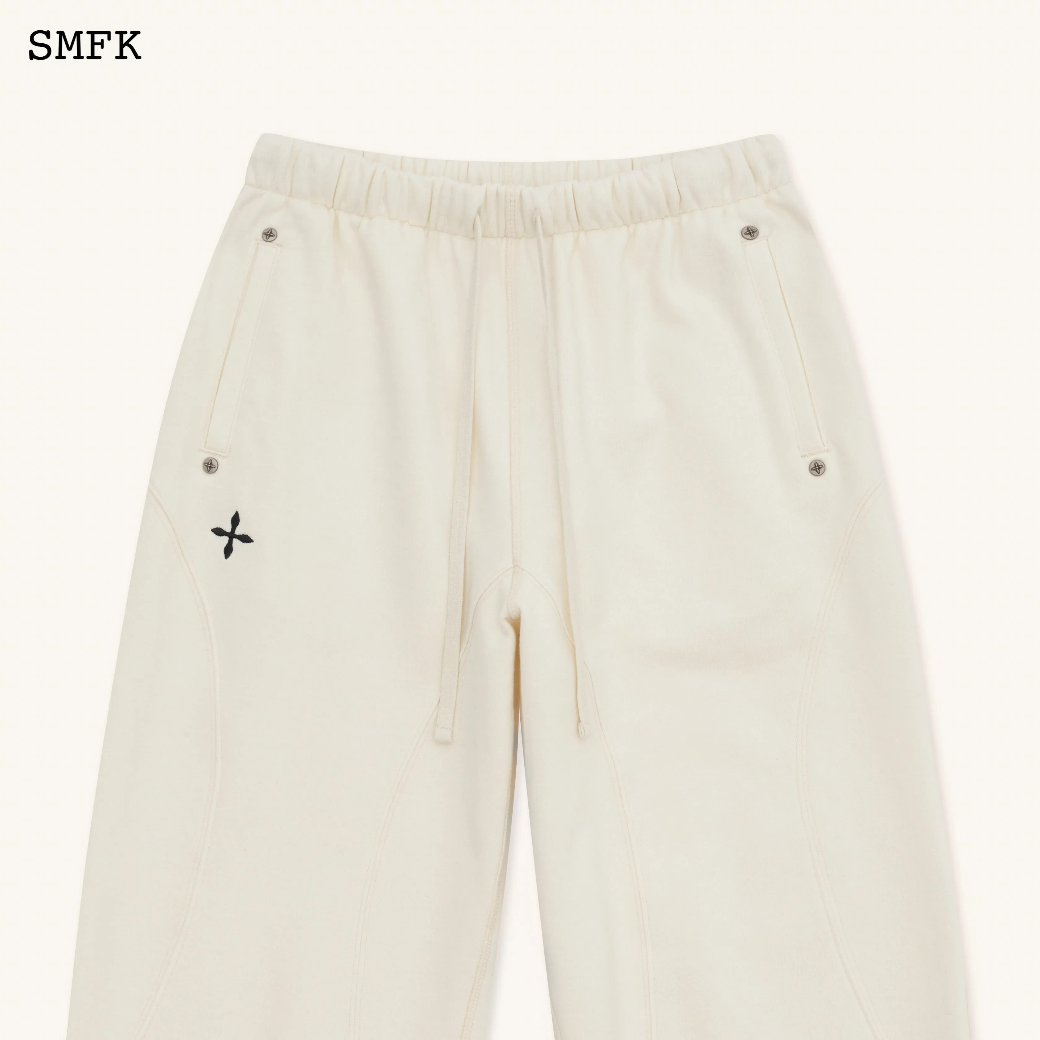 Compass Rush Jogging sweatpants In White