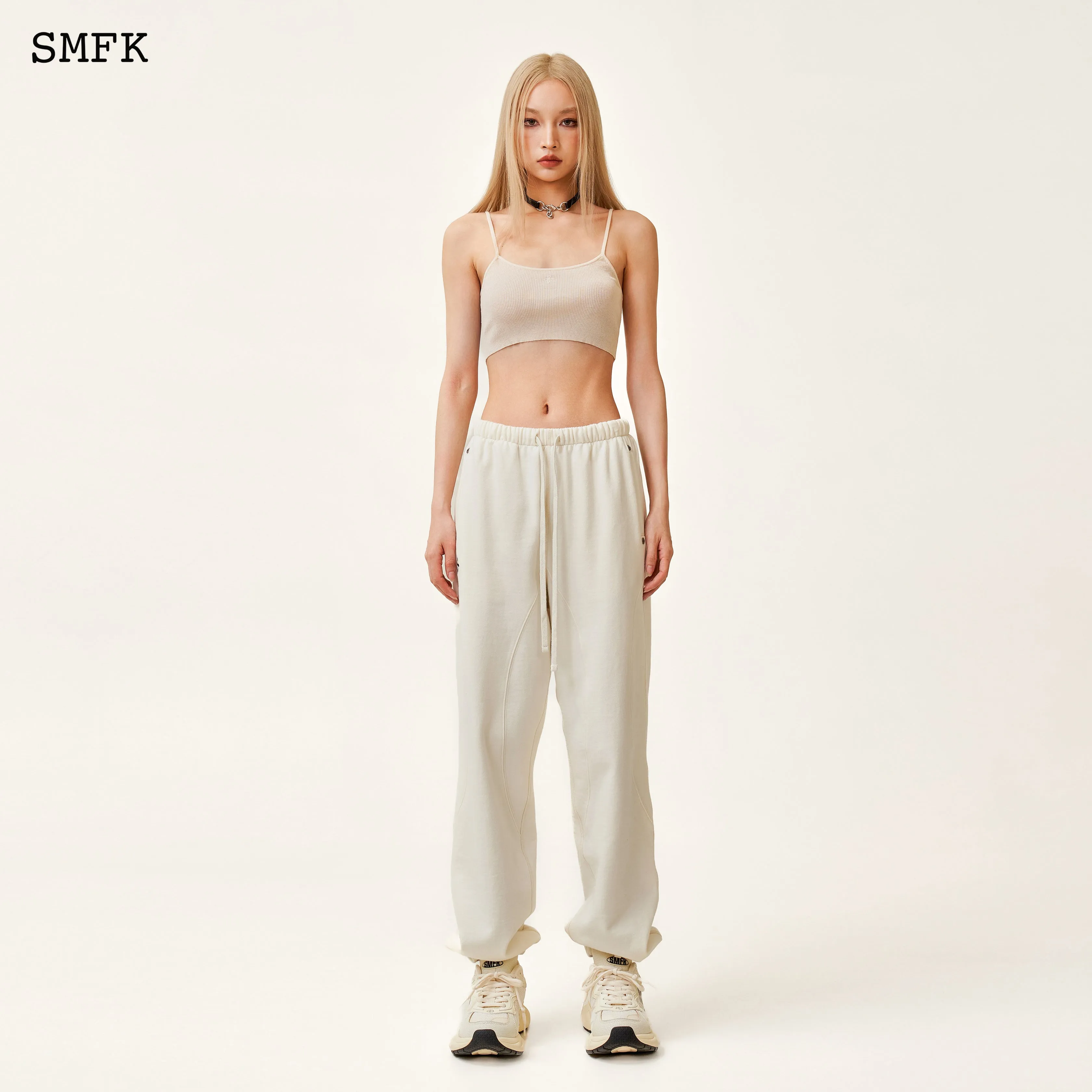 Compass Rush Jogging sweatpants In White