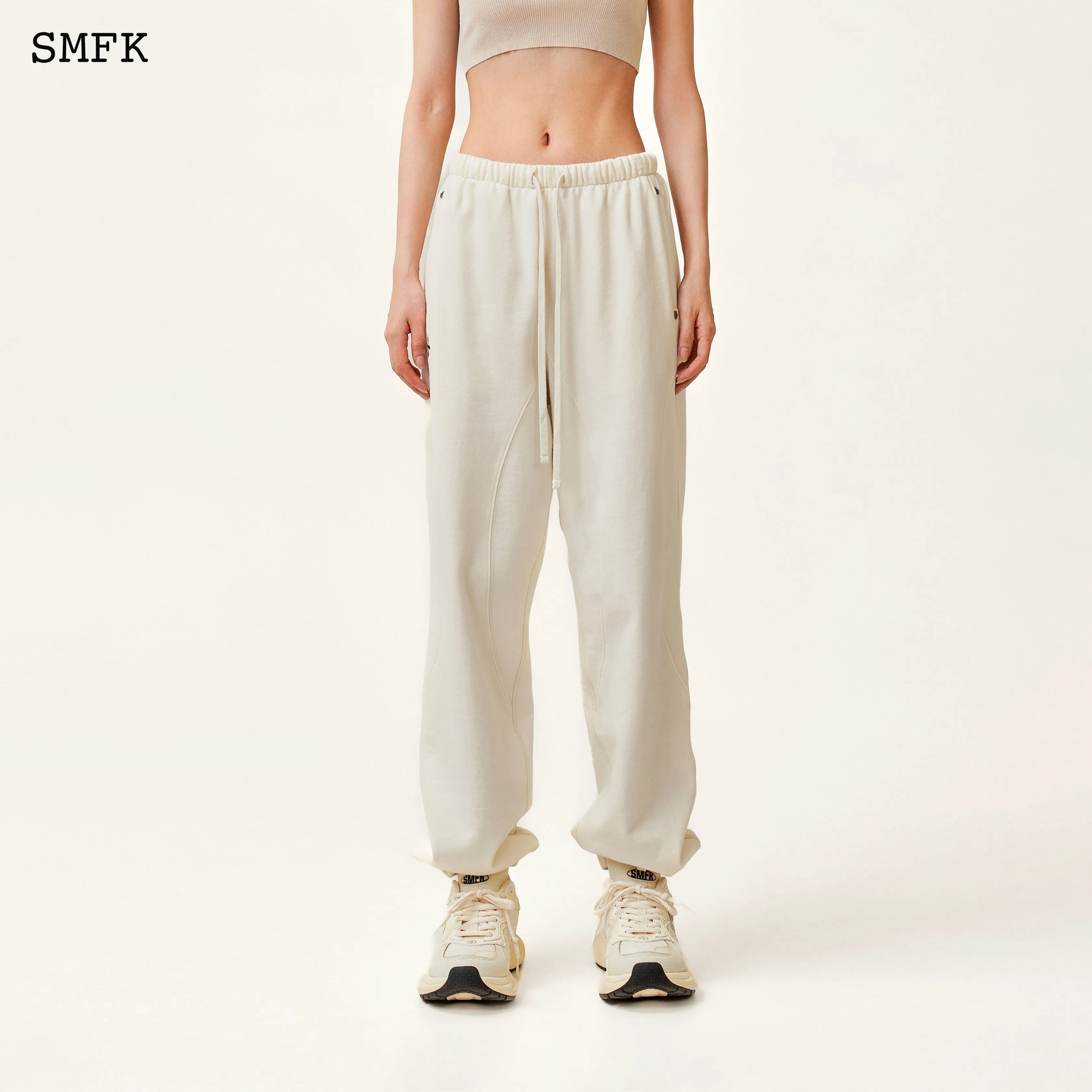 Compass Rush Jogging sweatpants In White