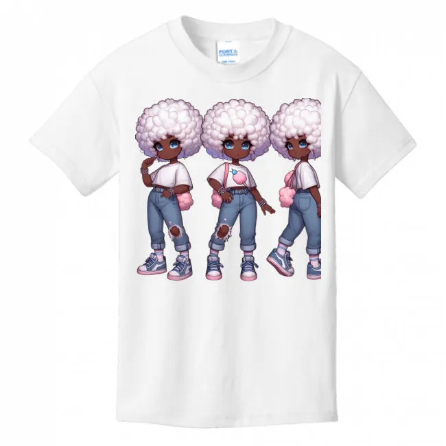 Cotton Candy Stylie Girl's T-shirt