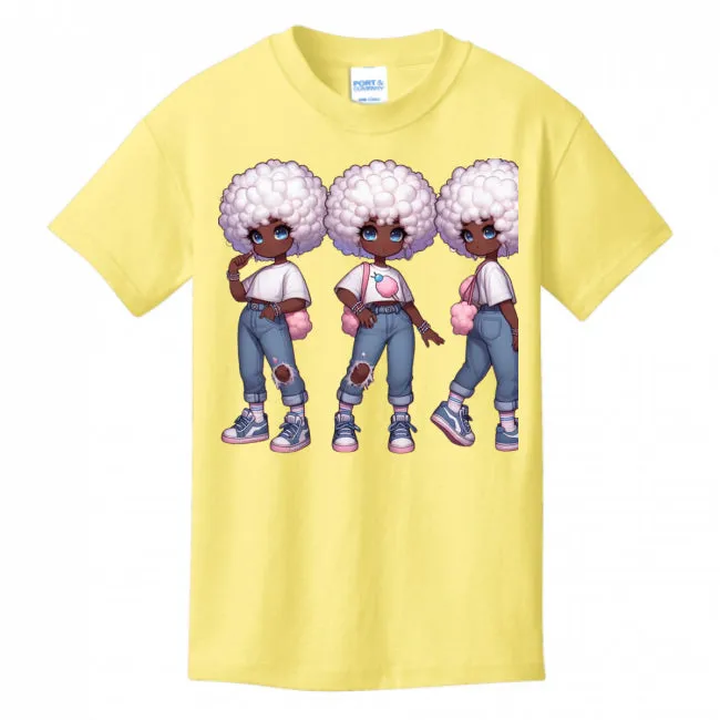Cotton Candy Stylie Girl's T-shirt