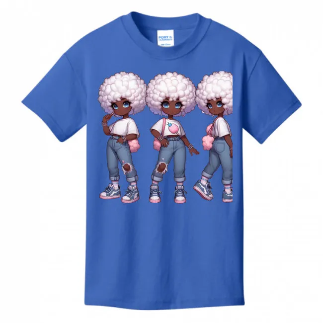 Cotton Candy Stylie Girl's T-shirt