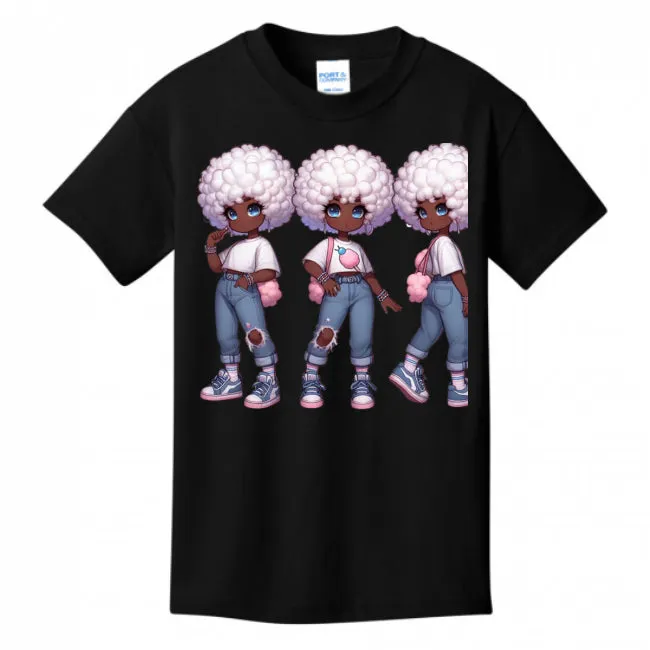 Cotton Candy Stylie Girl's T-shirt