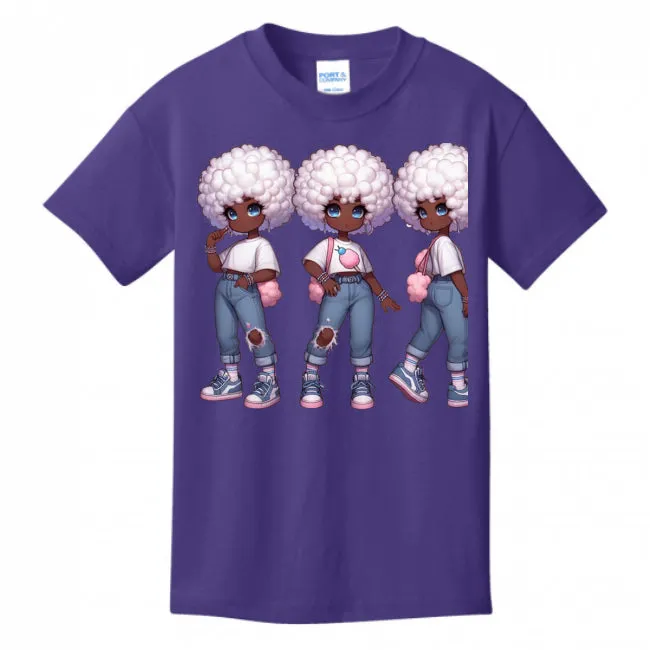 Cotton Candy Stylie Girl's T-shirt