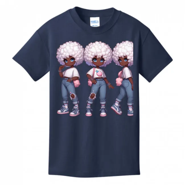 Cotton Candy Stylie Girl's T-shirt