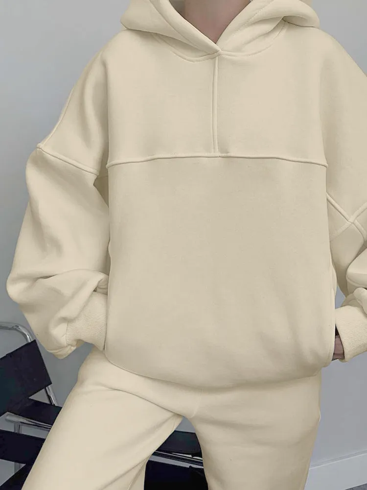 Cozy Tracksuit with Hoodie Set