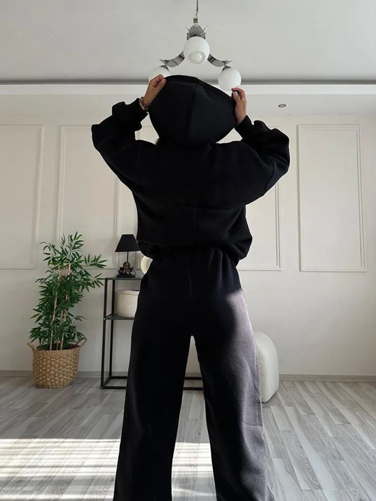 Cozy Tracksuit with Hoodie Set