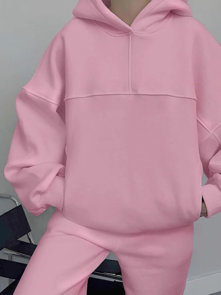 Cozy Tracksuit with Hoodie Set