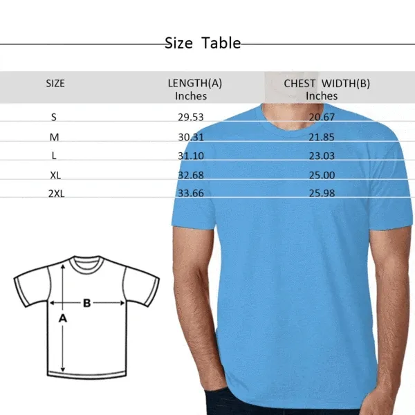Custom Face Shirts I Love My Crazy Girlfriend Peronalized Men's All Over Print T-shirt for Him