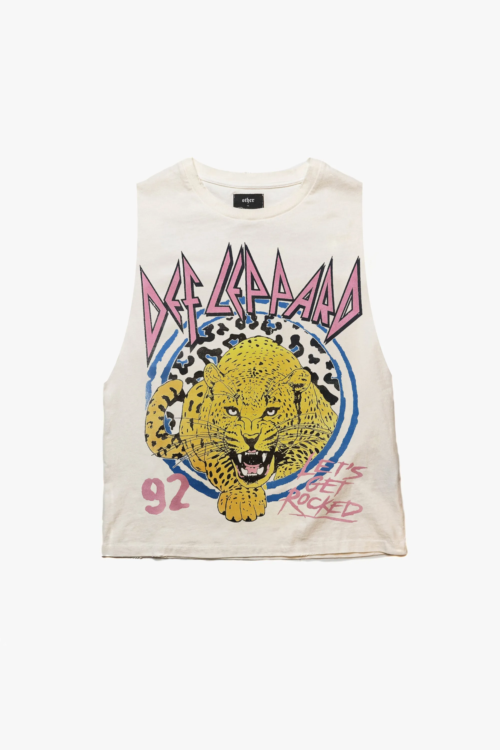 DEF LEPPARD LET'S GET ROCKED 92 VINTAGE TANK