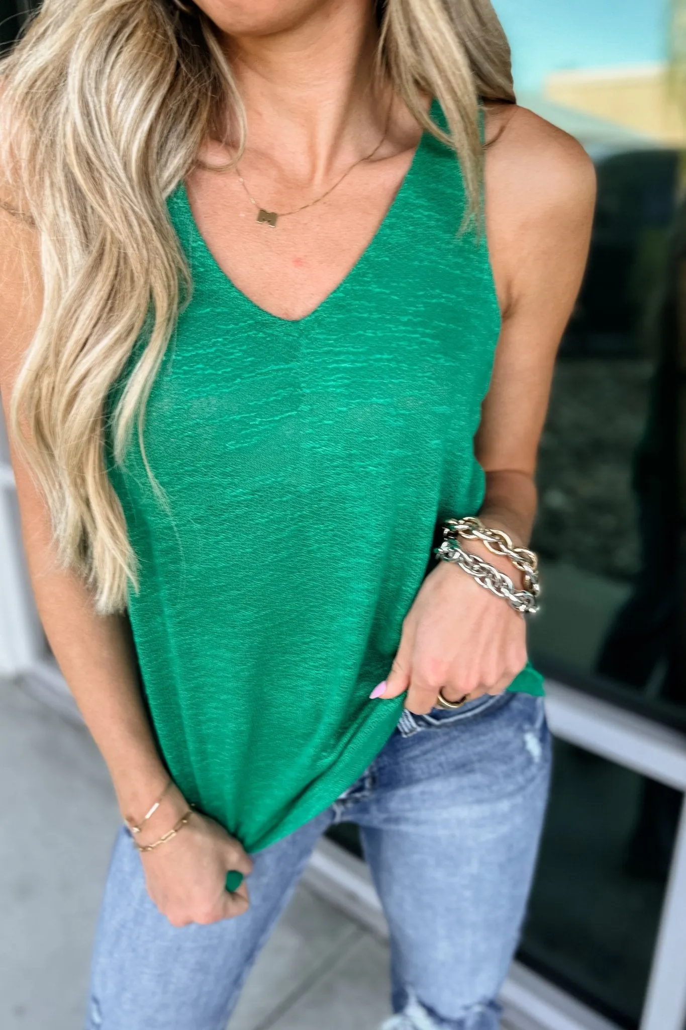 Easy Breezy Slub Knit Tank MORE COLORS!