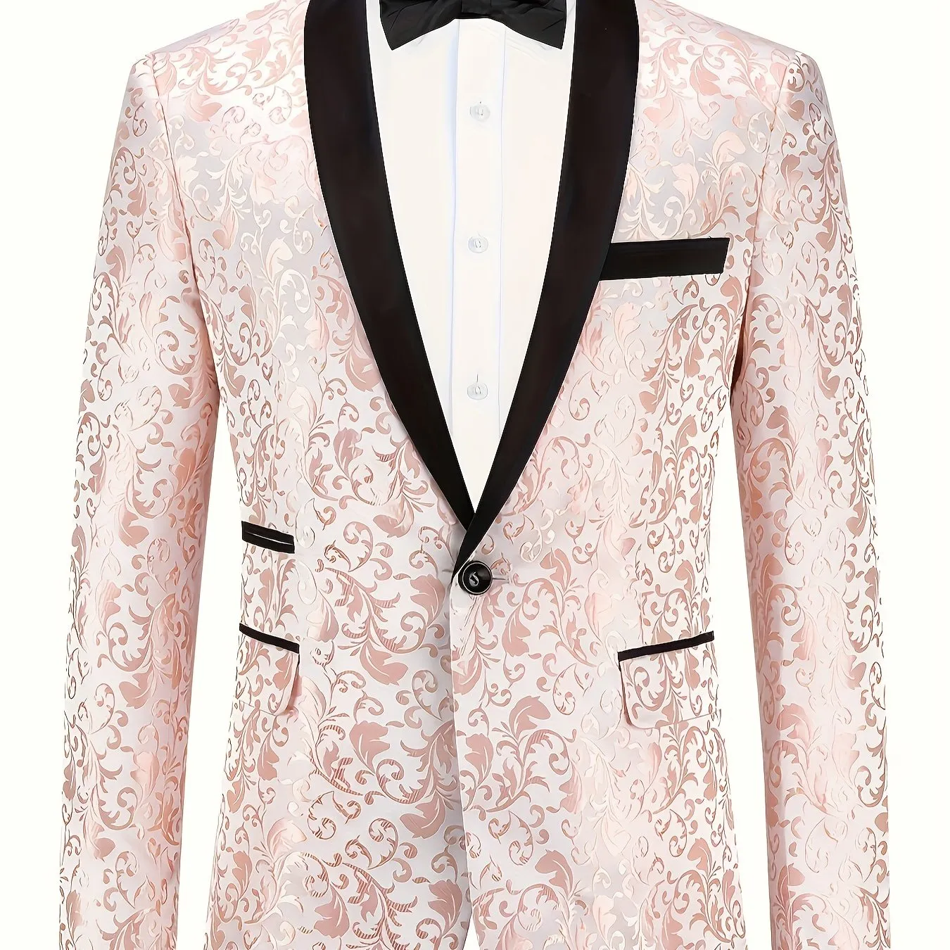 Elegant One Button Blazer For Men | Shawl Semi-Formal Suit Jacket ✔️