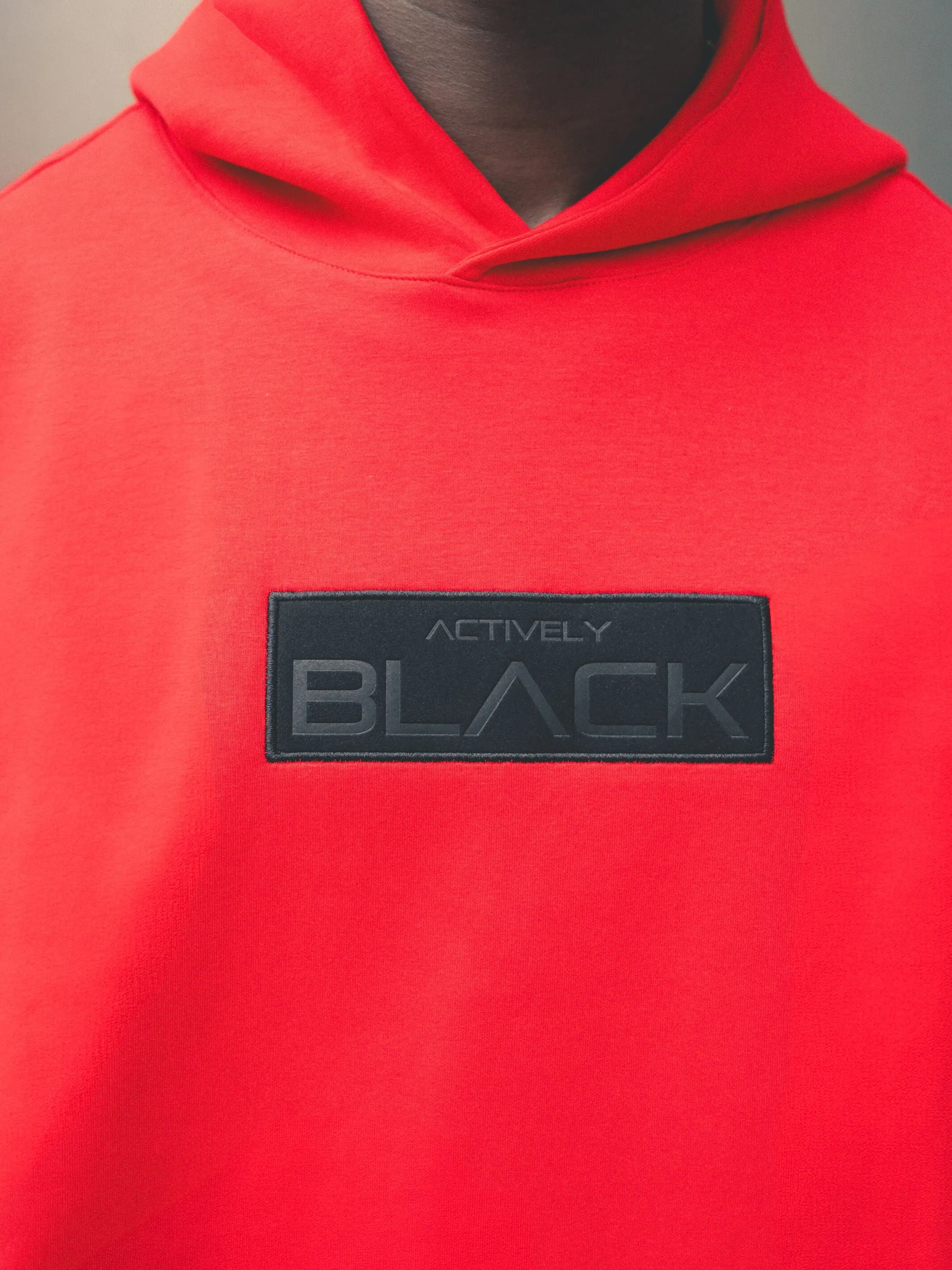 Embossed Patch Hoodie