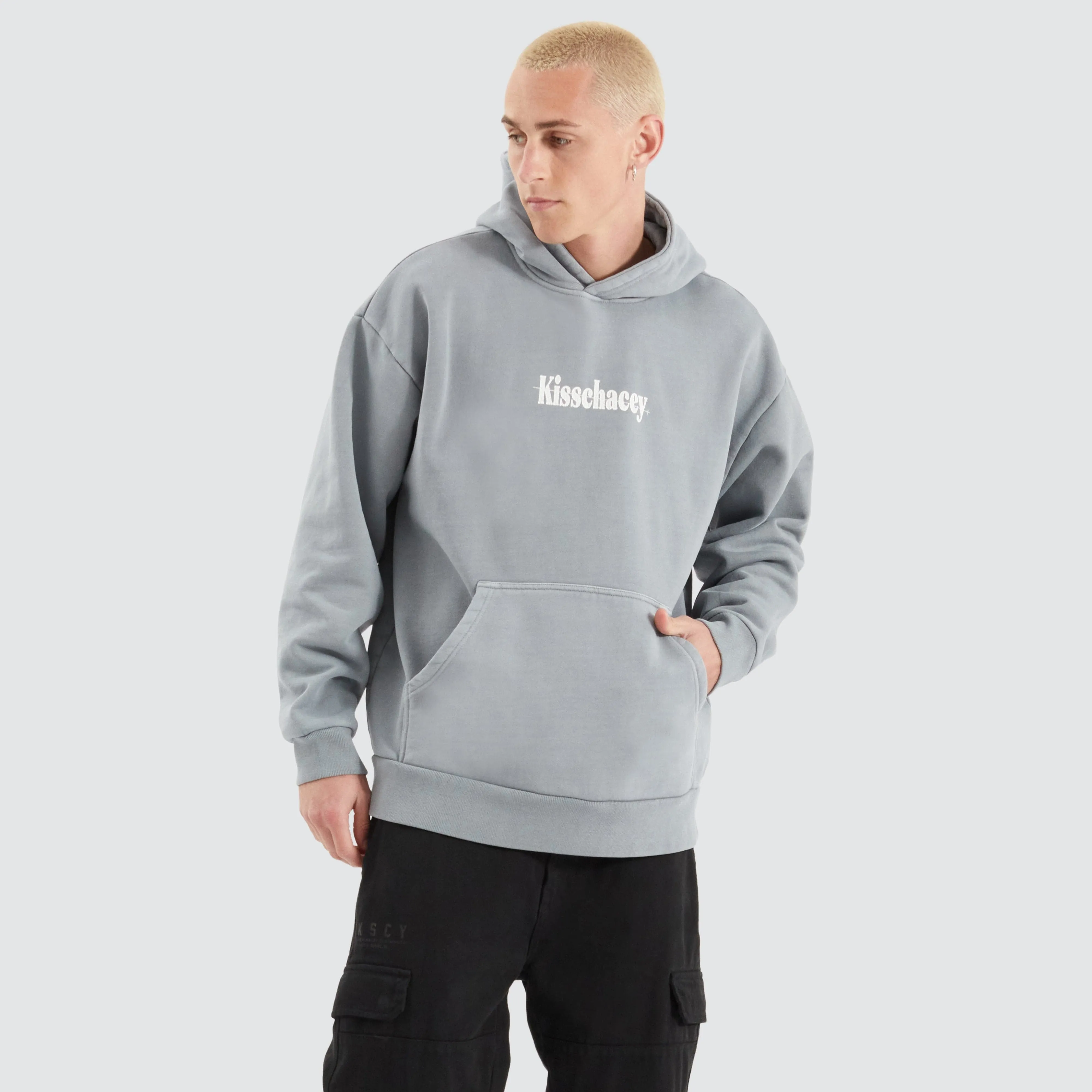 Faded Heavy Relaxed Hoodie Pigment Ultimate Grey