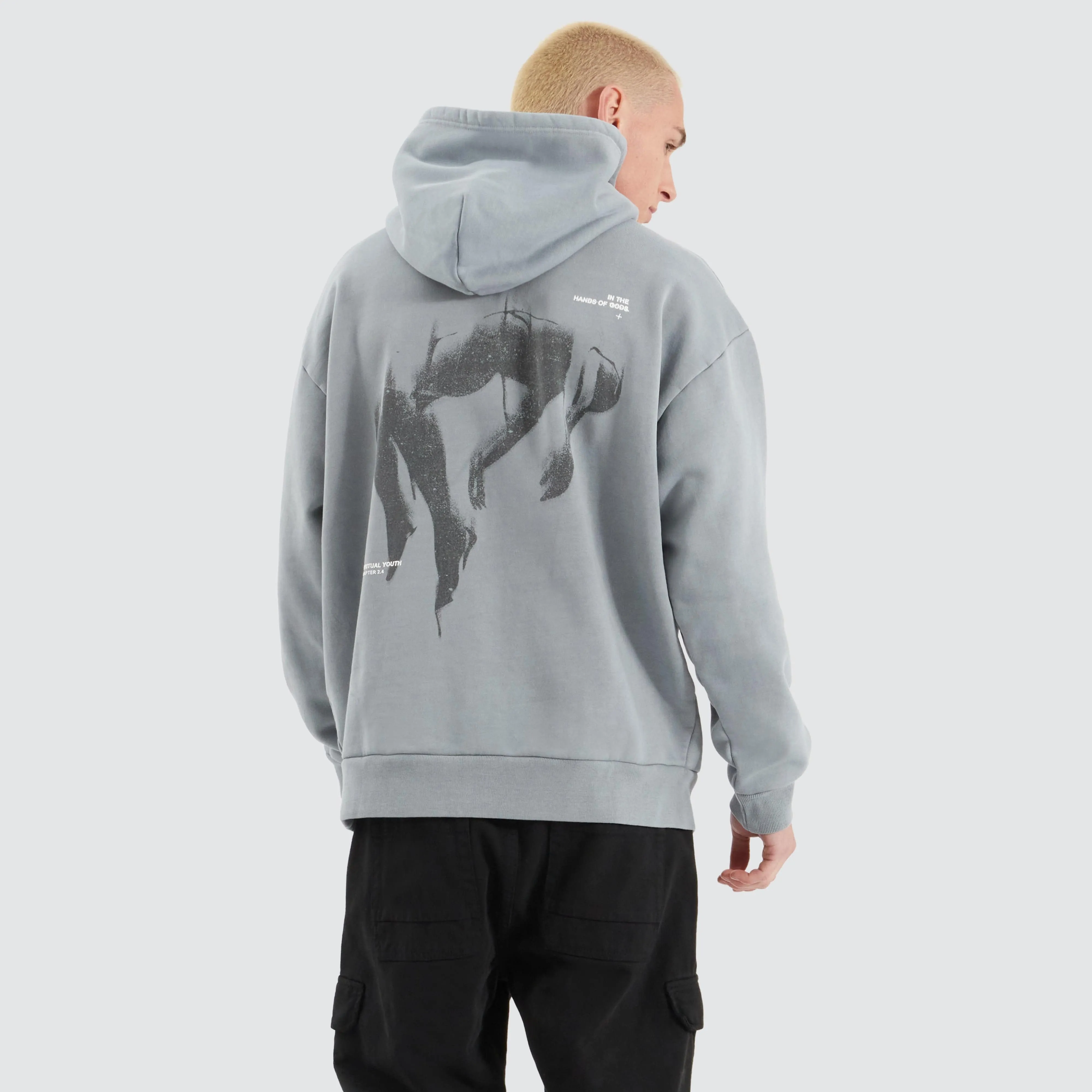 Faded Heavy Relaxed Hoodie Pigment Ultimate Grey