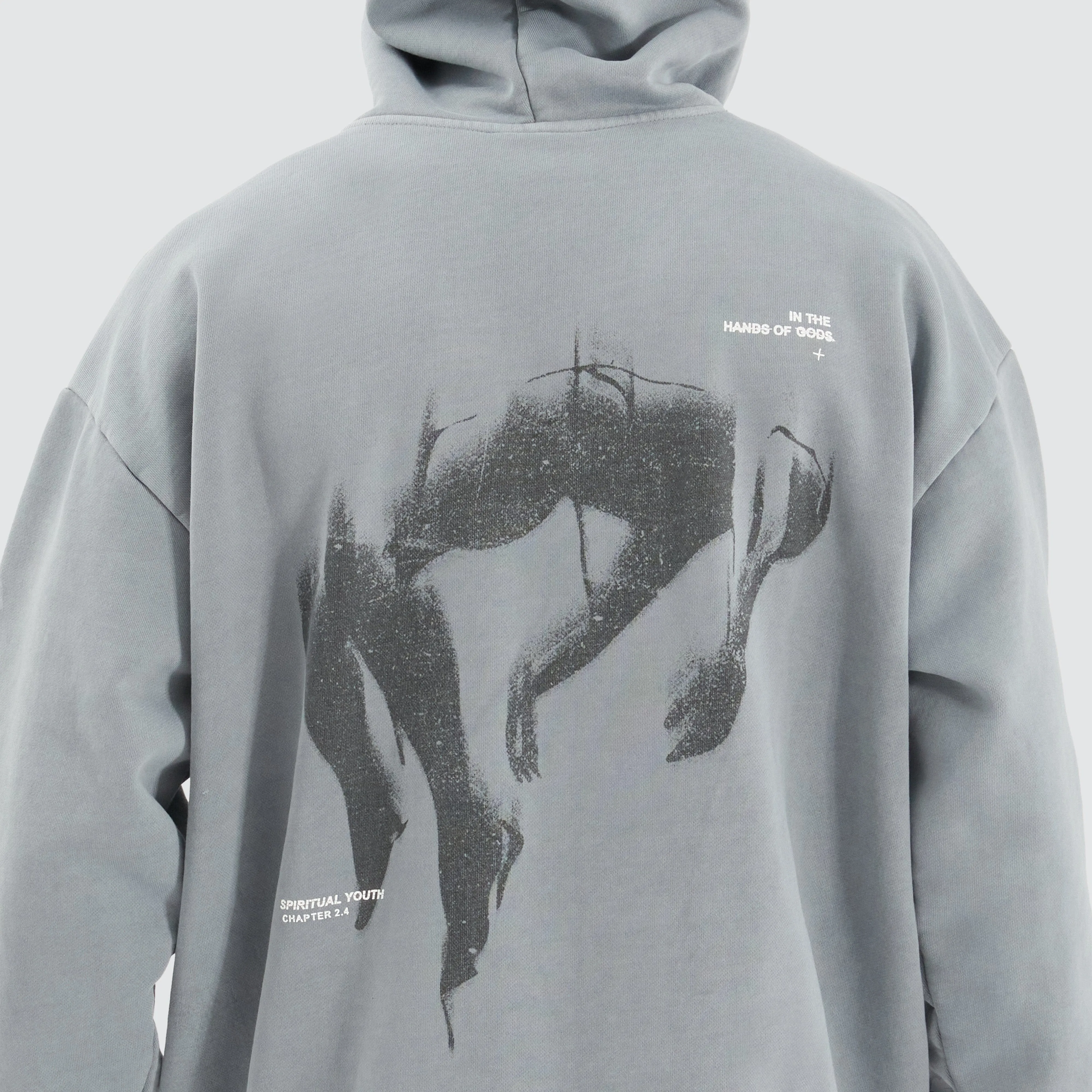 Faded Heavy Relaxed Hoodie Pigment Ultimate Grey