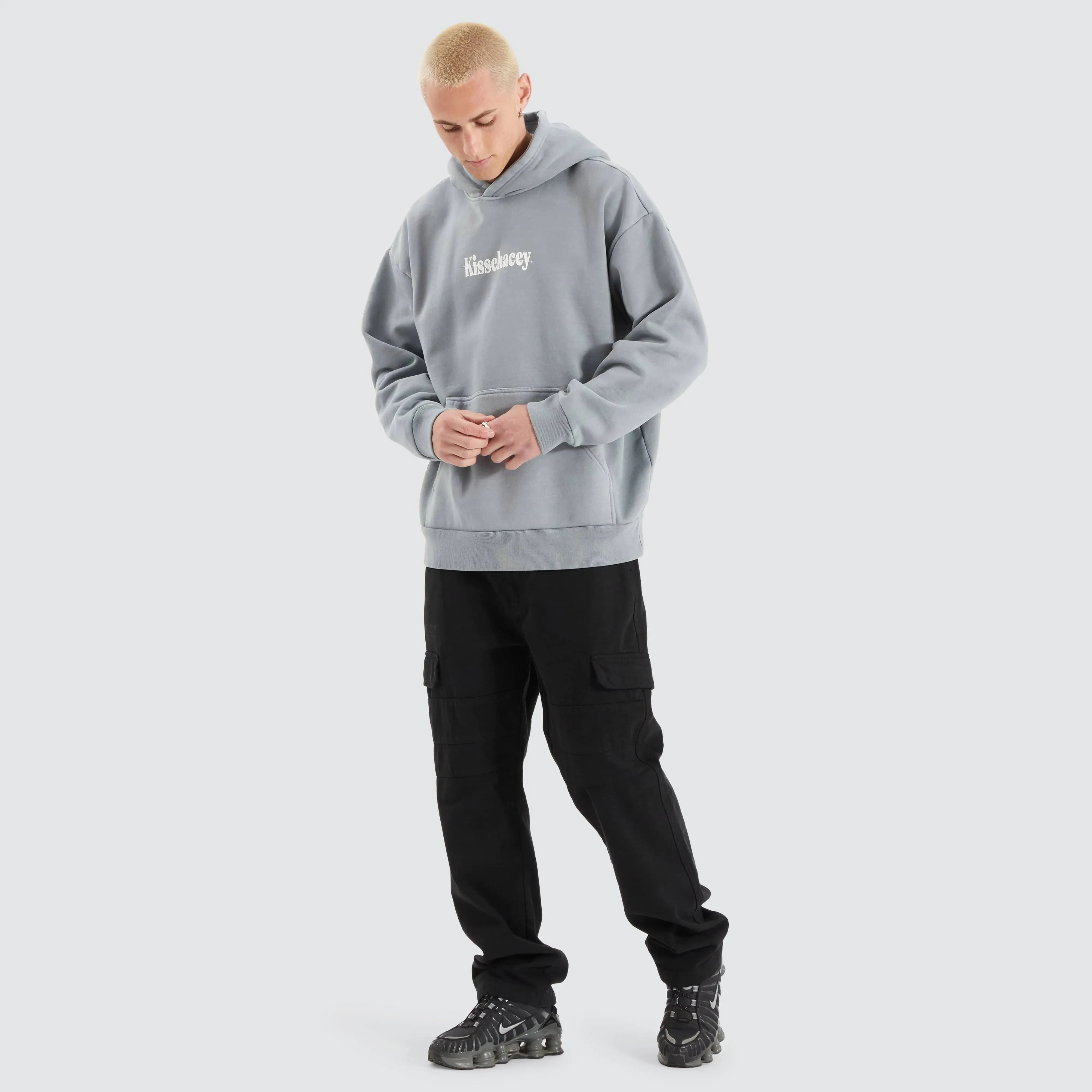 Faded Heavy Relaxed Hoodie Pigment Ultimate Grey