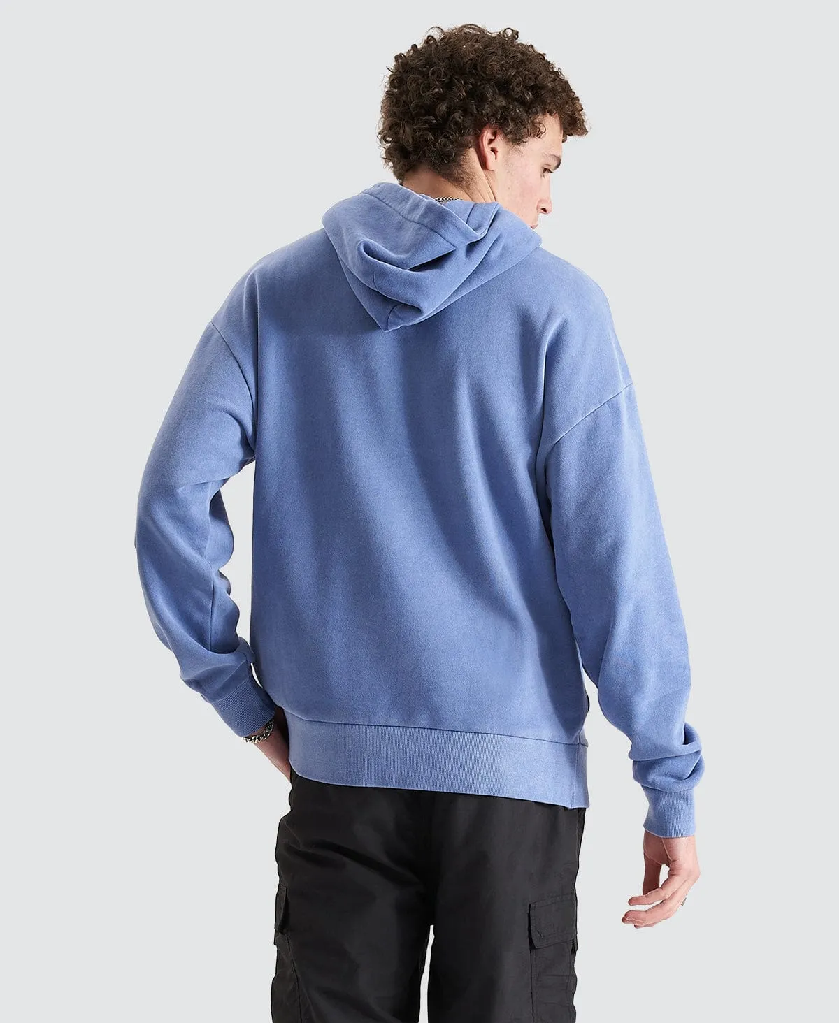 Fairway Relaxed Hooded Sweater Pigment Velvet Morning
