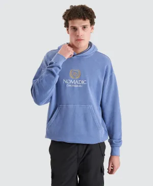 Fairway Relaxed Hooded Sweater Pigment Velvet Morning