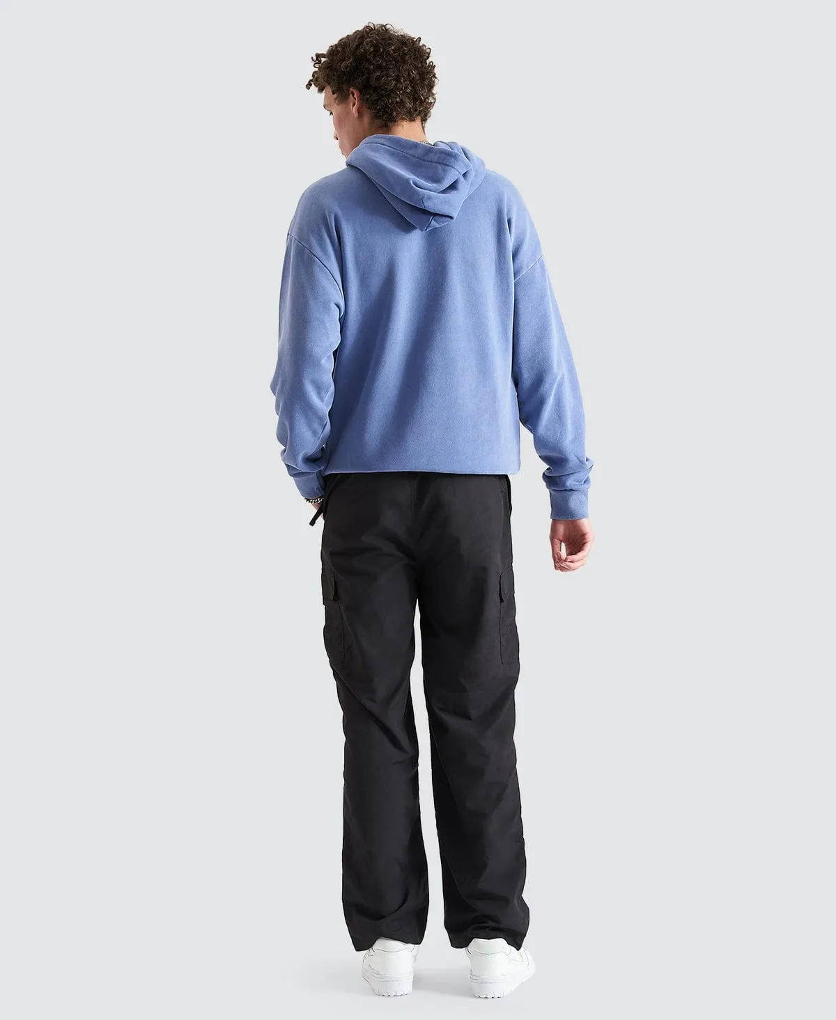 Fairway Relaxed Hooded Sweater Pigment Velvet Morning