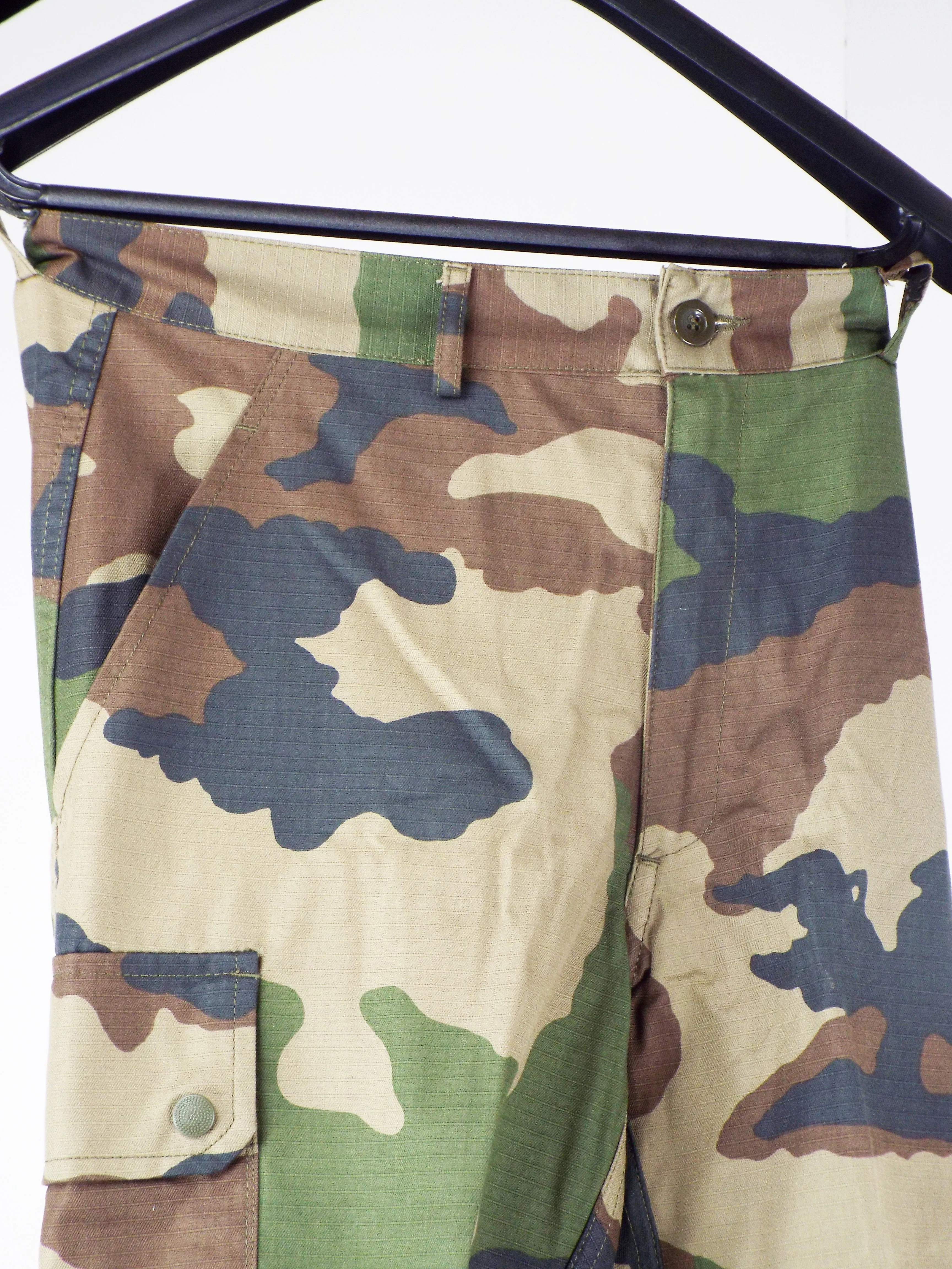 French Army F2 CCE Camo Combat Trousers - Rip Stop - Grade 1