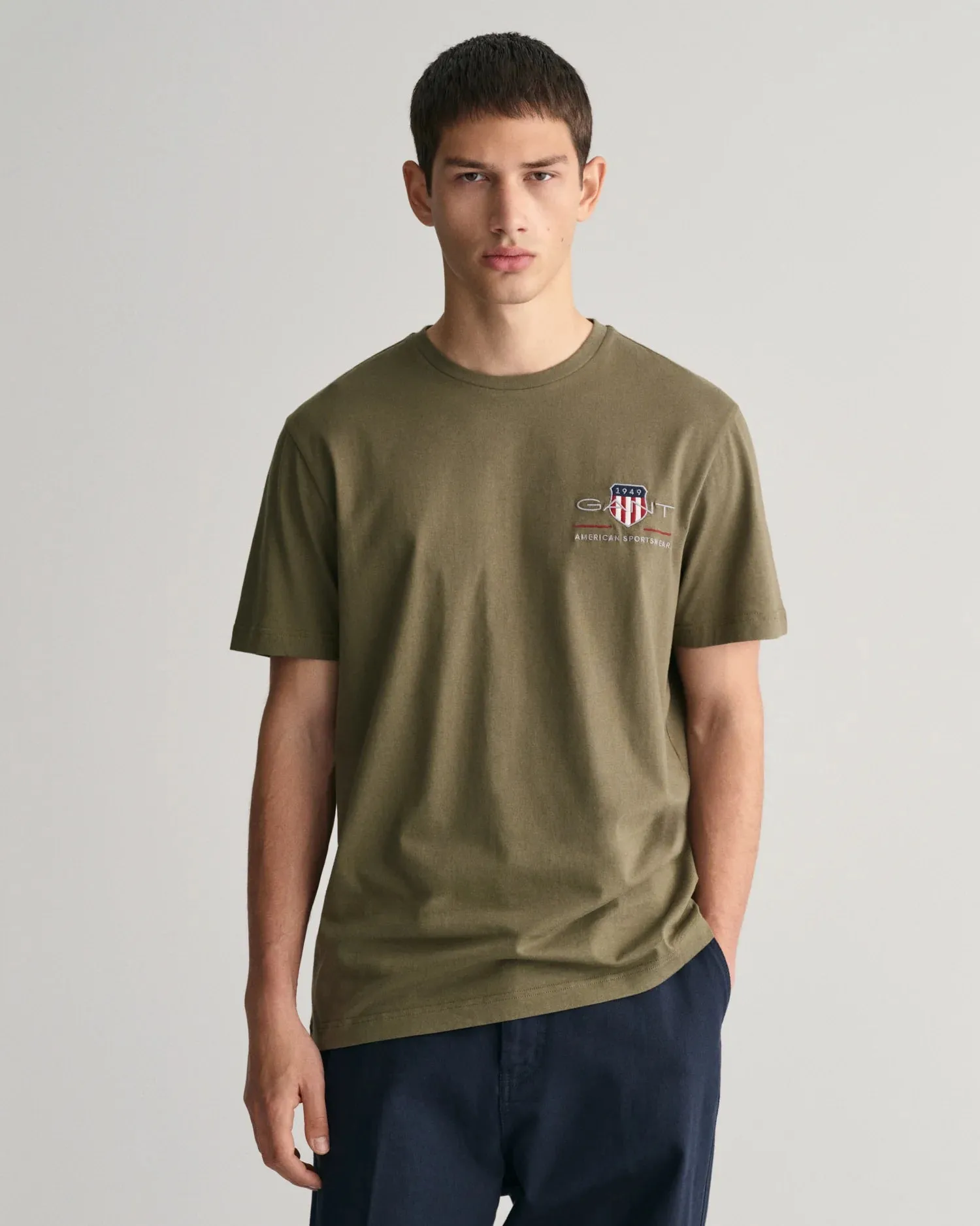 Gant Regular Embroidered Archive Shield SS T-Shirt