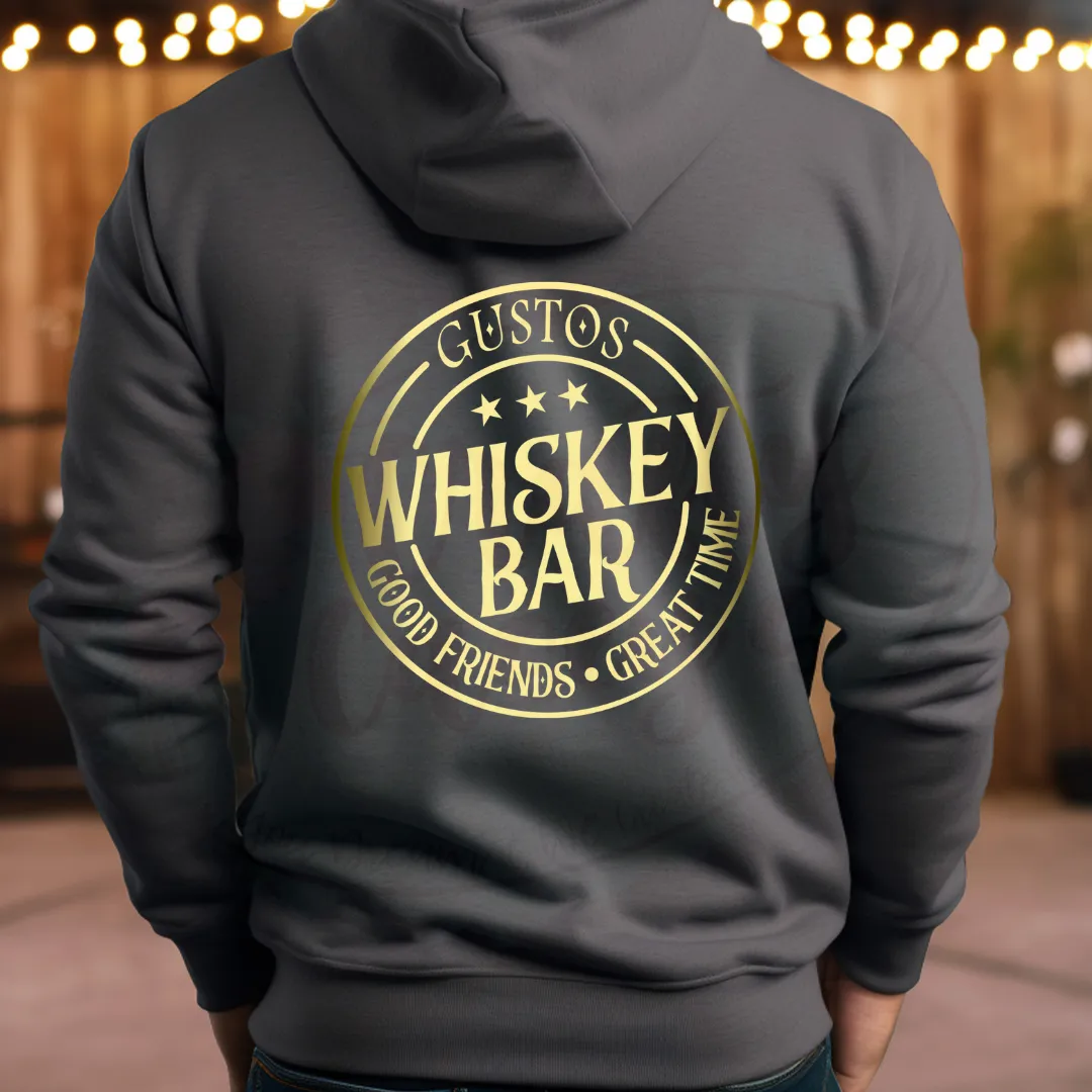 Gustos Whiskey Bar Great Friends & Great Time Hoodie