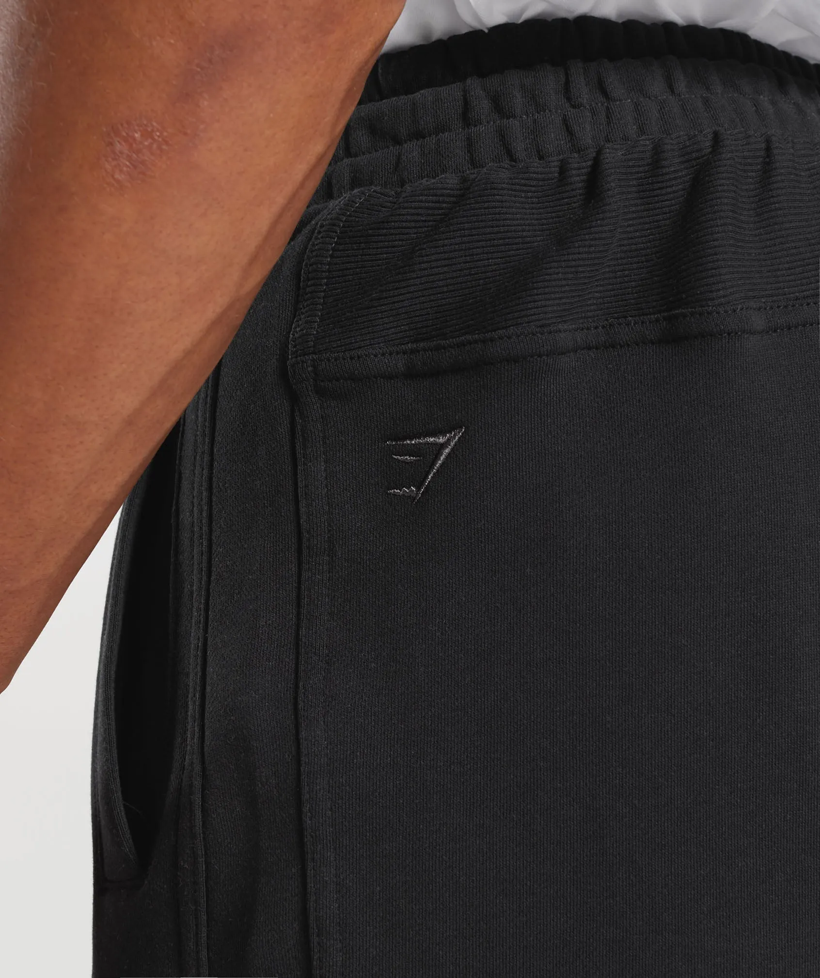 Gymshark Rest Day Essentials 7" Shorts - Black