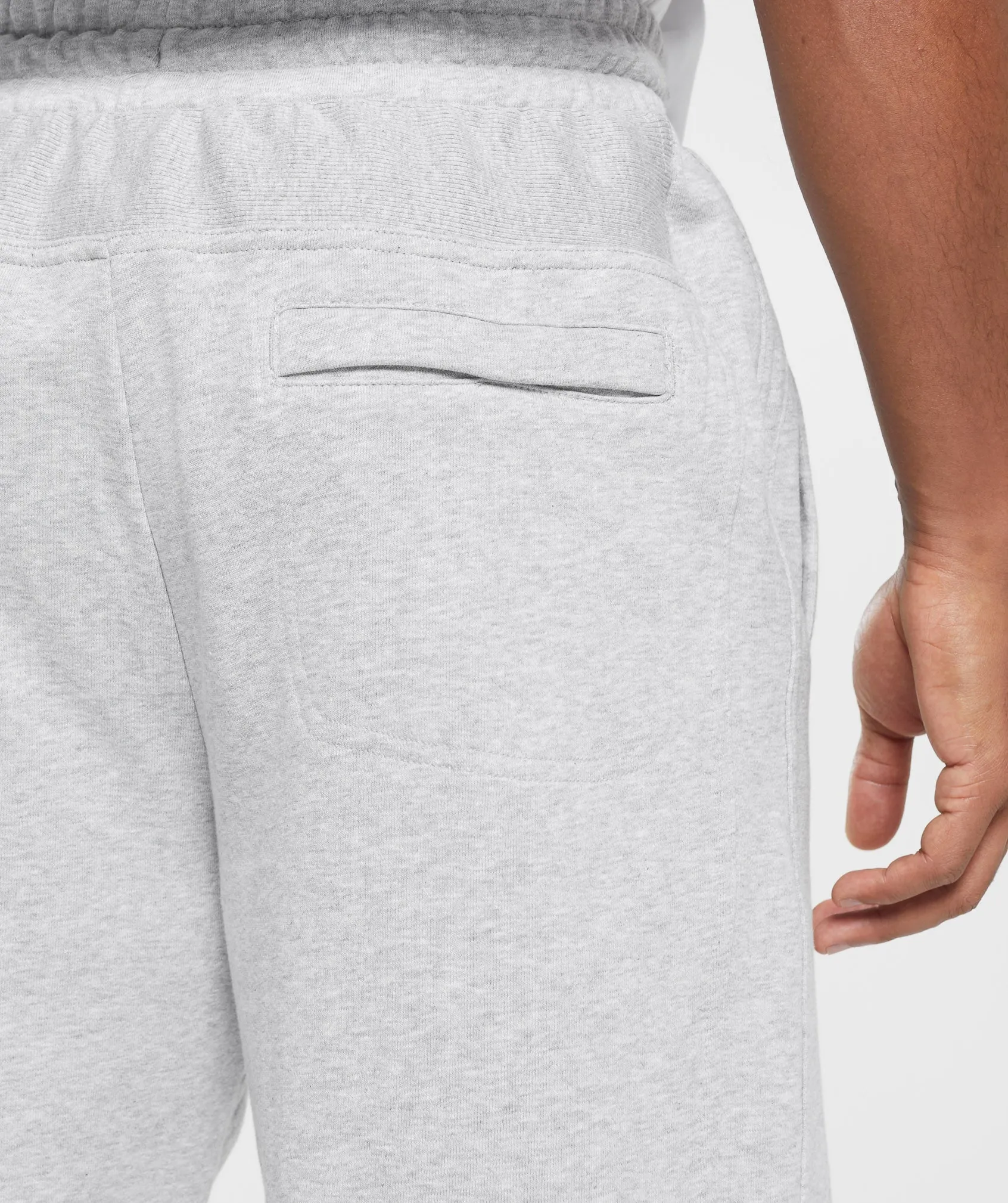Gymshark Rest Day Essentials Shorts - Light Grey Core Marl