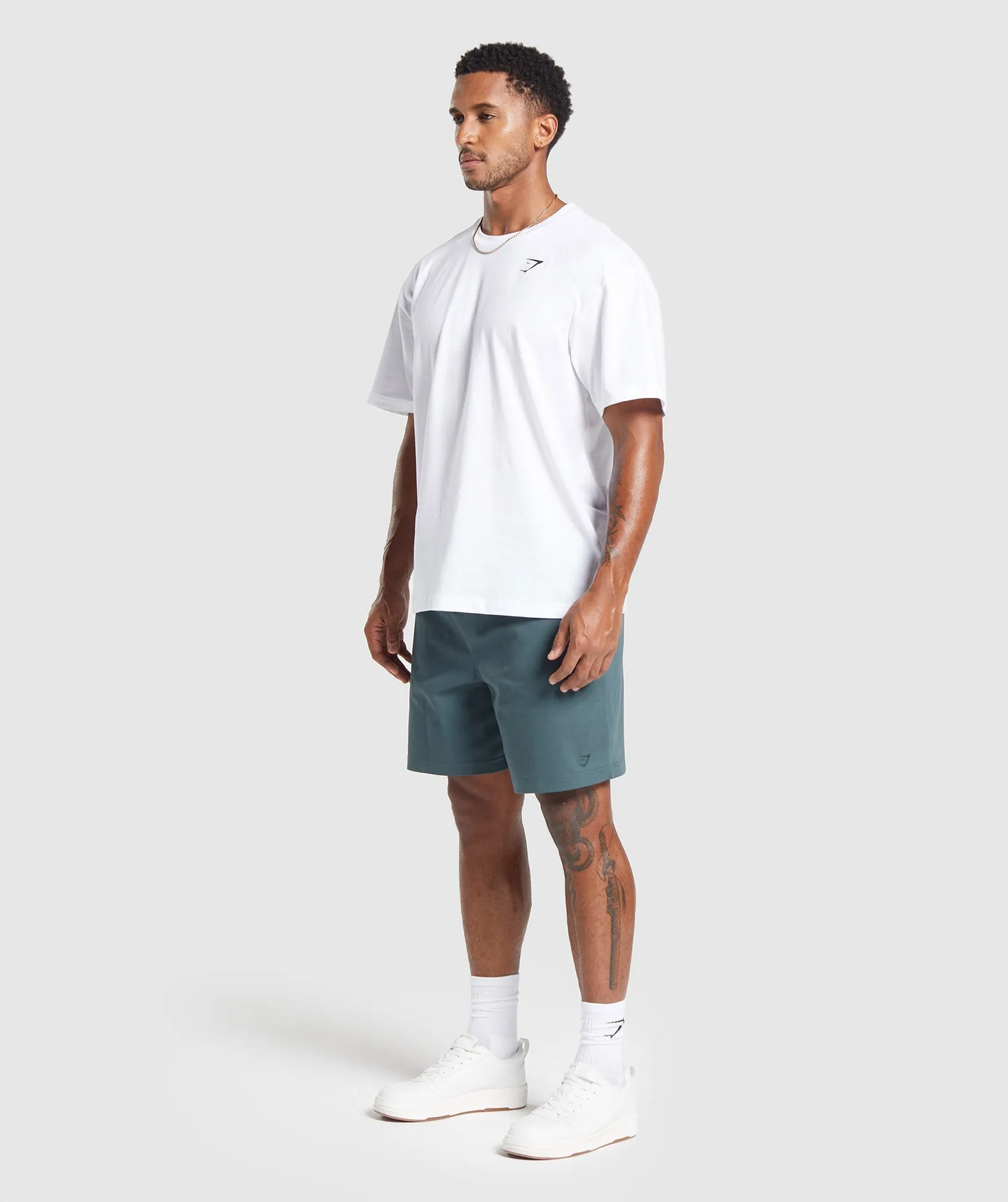 Gymshark Rest Day Woven Shorts - Smokey Teal