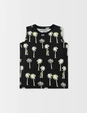 HAWAIIAN PRINT VEST