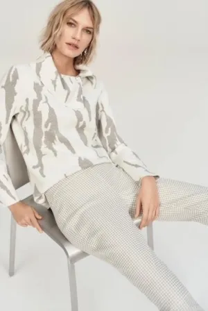 Houndstooth Slim Fit Pants