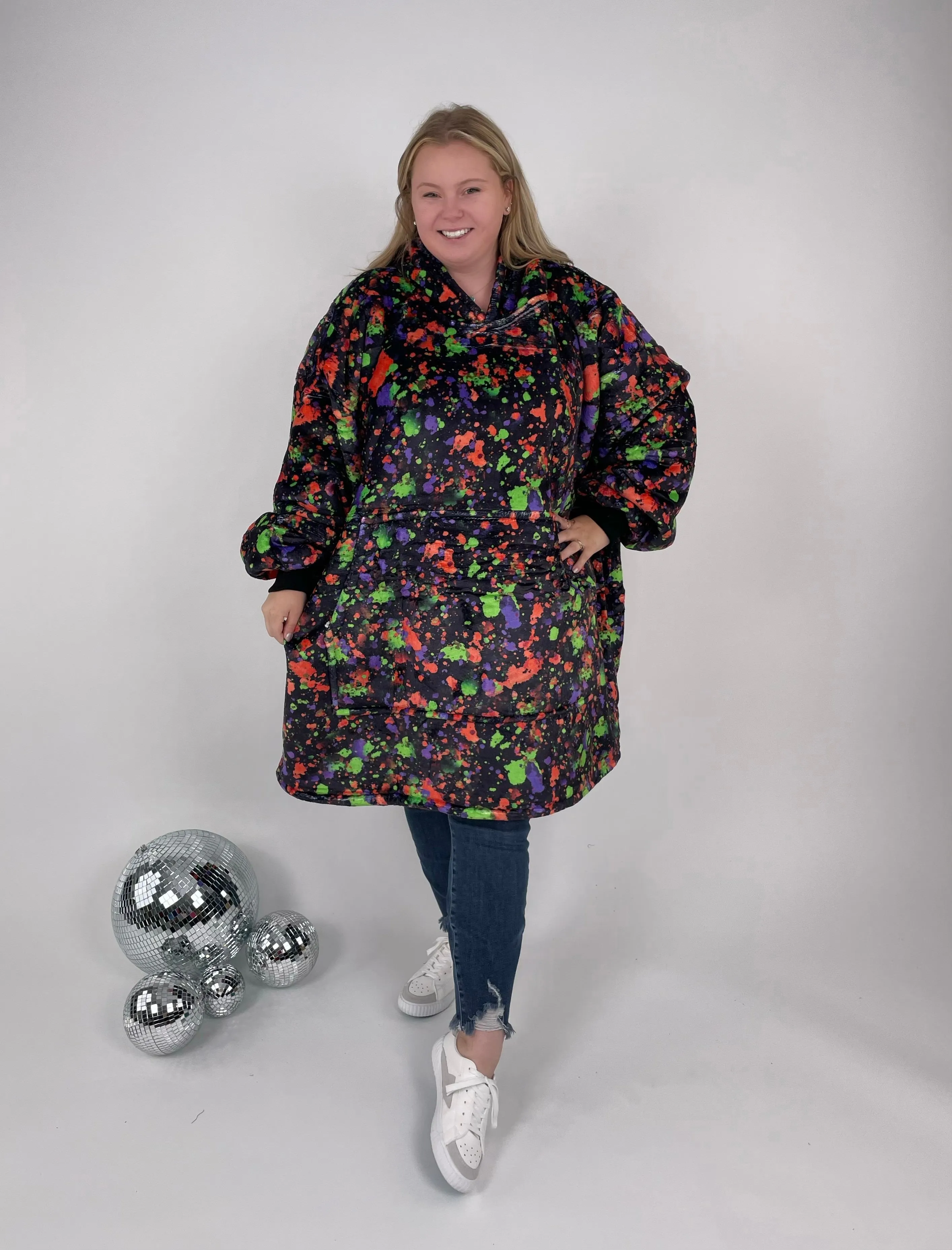 KMB Custom HALLOWEEN Blanket Hoodies!! ADULT   KID SIZE {Multiple Prints!}