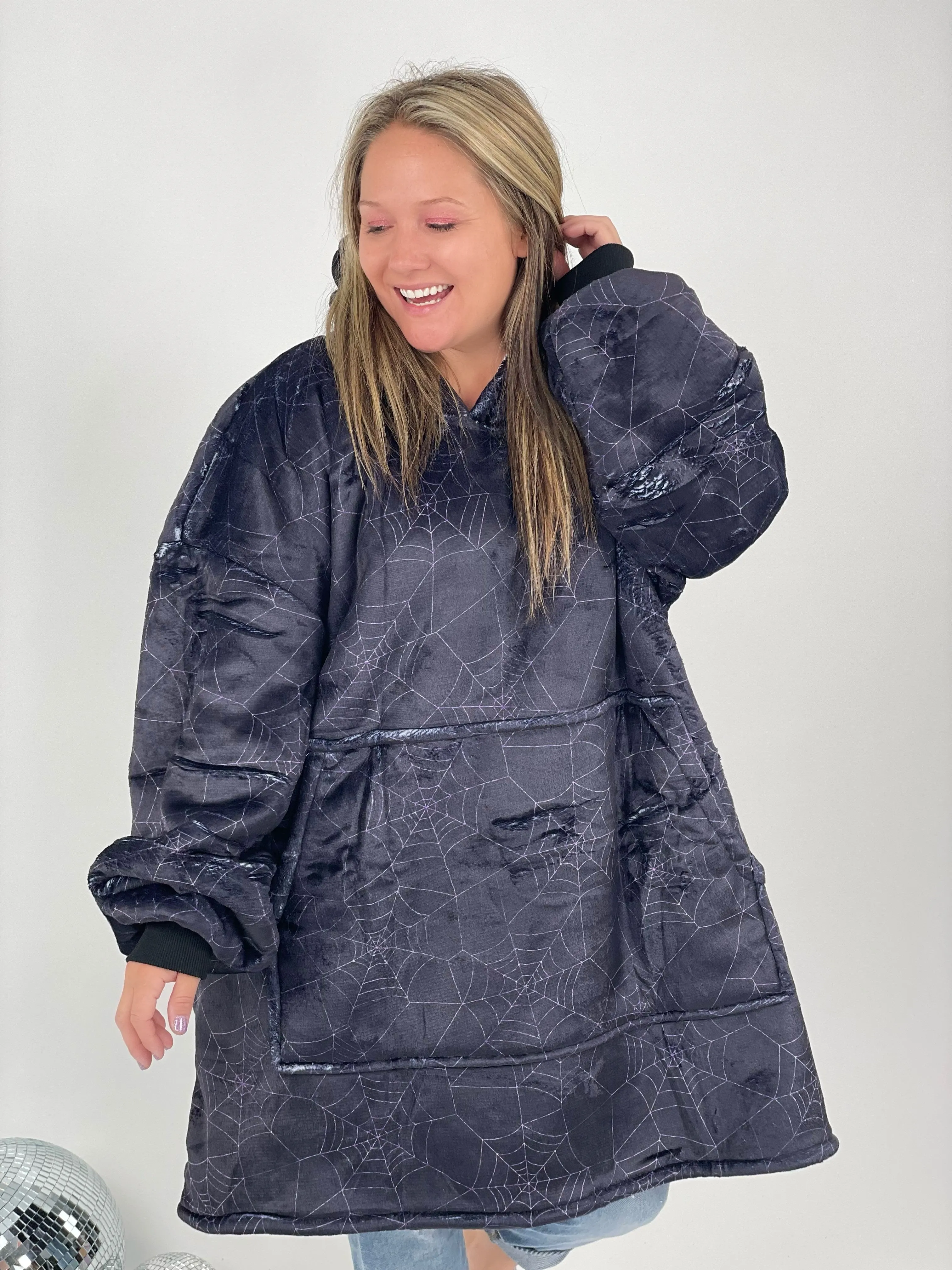 KMB Custom HALLOWEEN Blanket Hoodies!! ADULT   KID SIZE {Multiple Prints!}