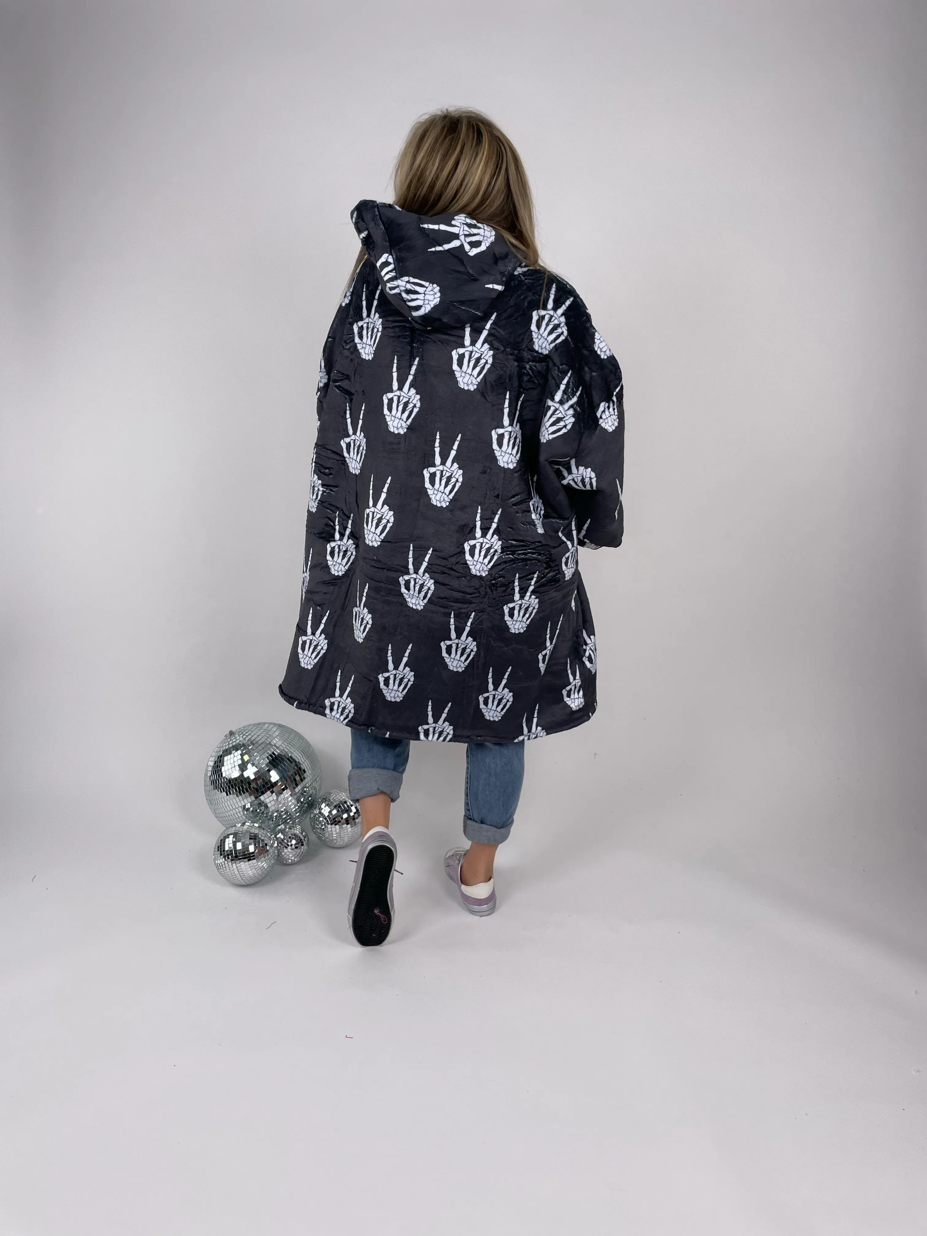 KMB Custom HALLOWEEN Blanket Hoodies!! ADULT   KID SIZE {Multiple Prints!}