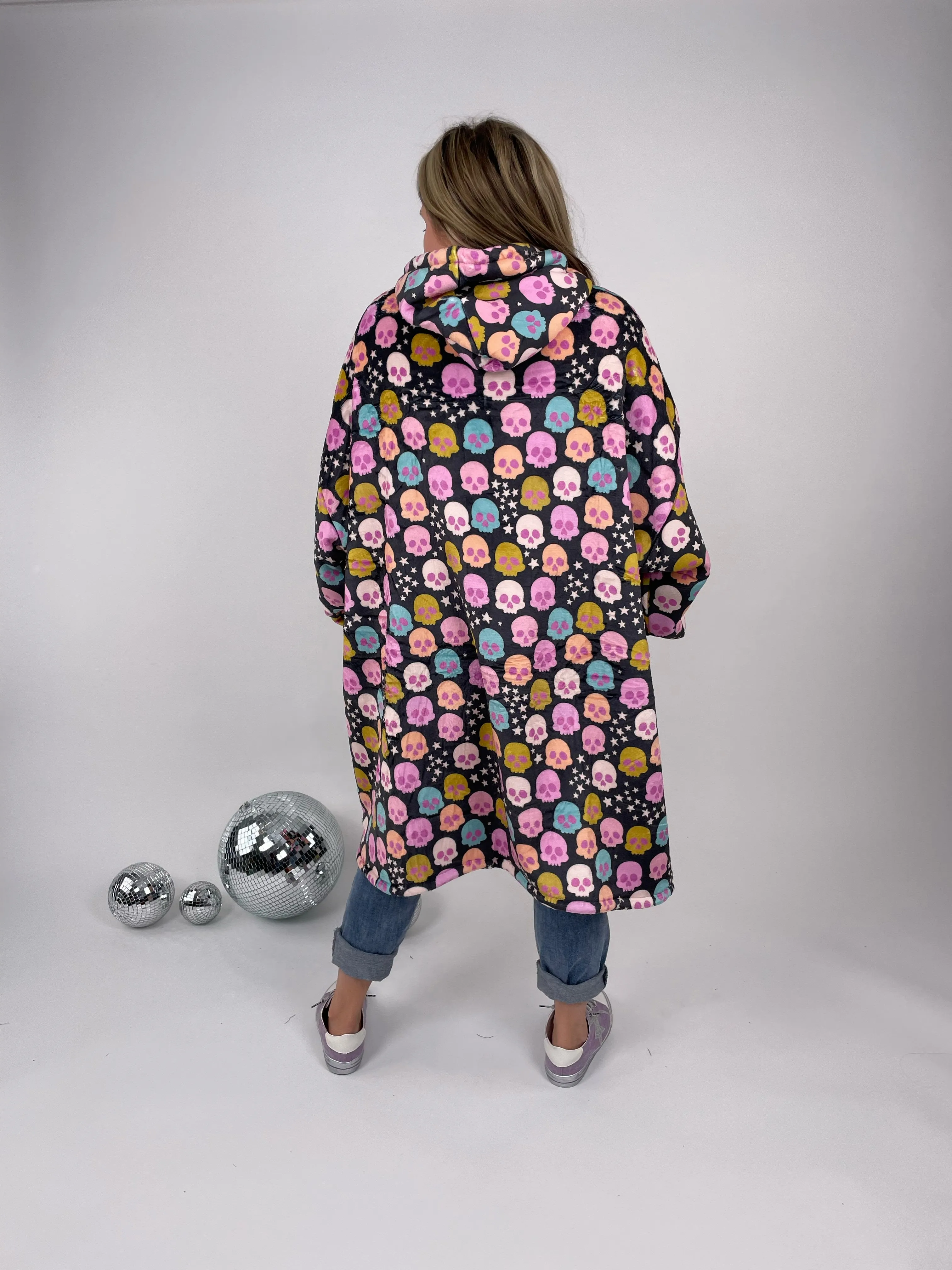 KMB Custom HALLOWEEN Blanket Hoodies!! ADULT   KID SIZE {Multiple Prints!}